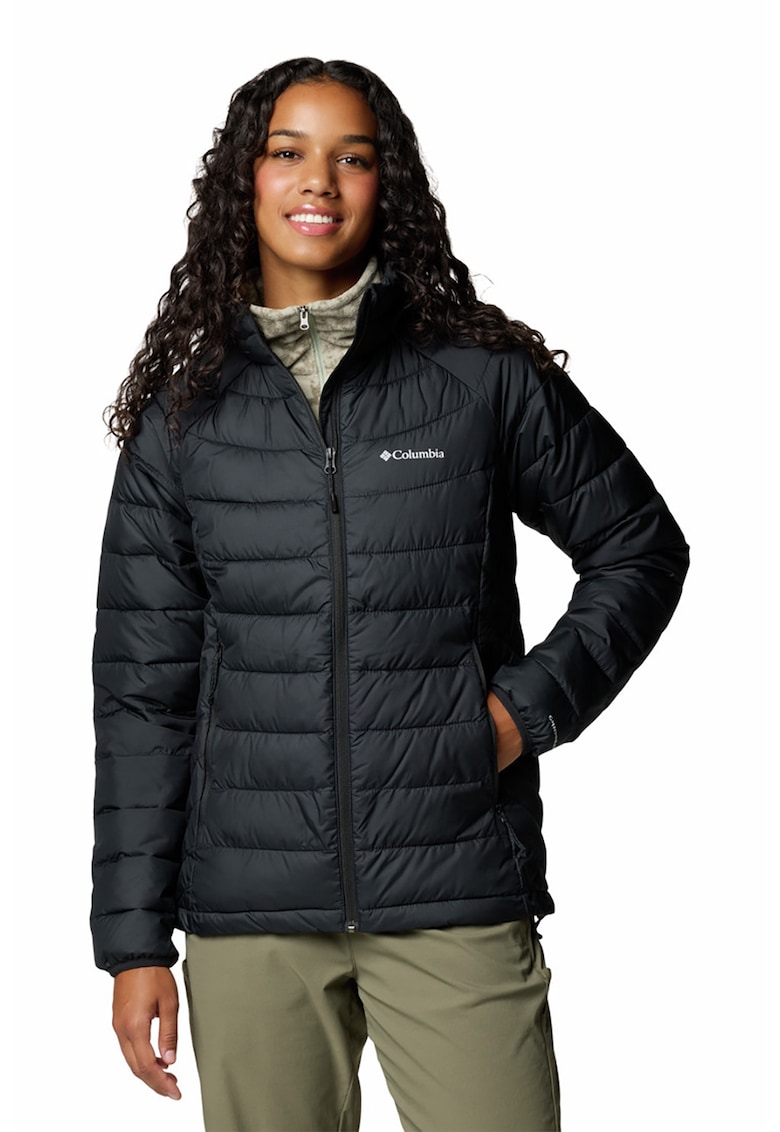 Трекинг зимно яке Powder Lite II с регулируем подгъв - Черен Columbia