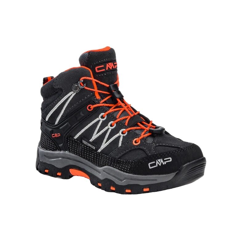 Трекинг обувки за деца -  водоустойчиви - черни/оранжеви CMP