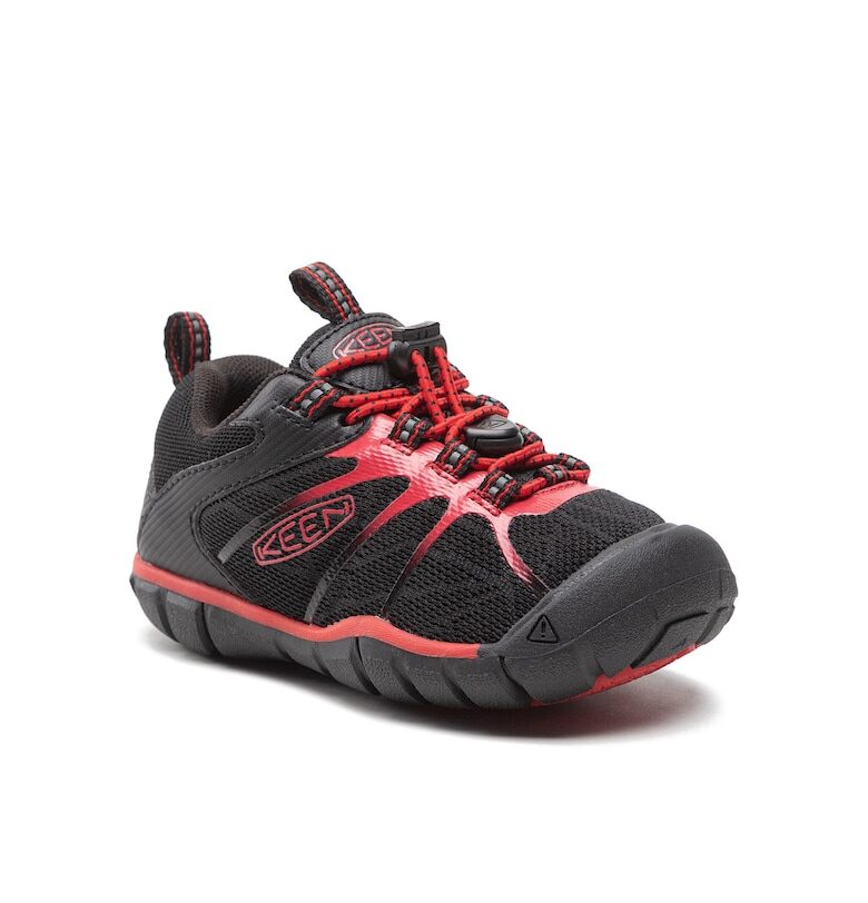 Трекинг обувки за момче -  301701699 - Черни - Текстил - Черен Keen