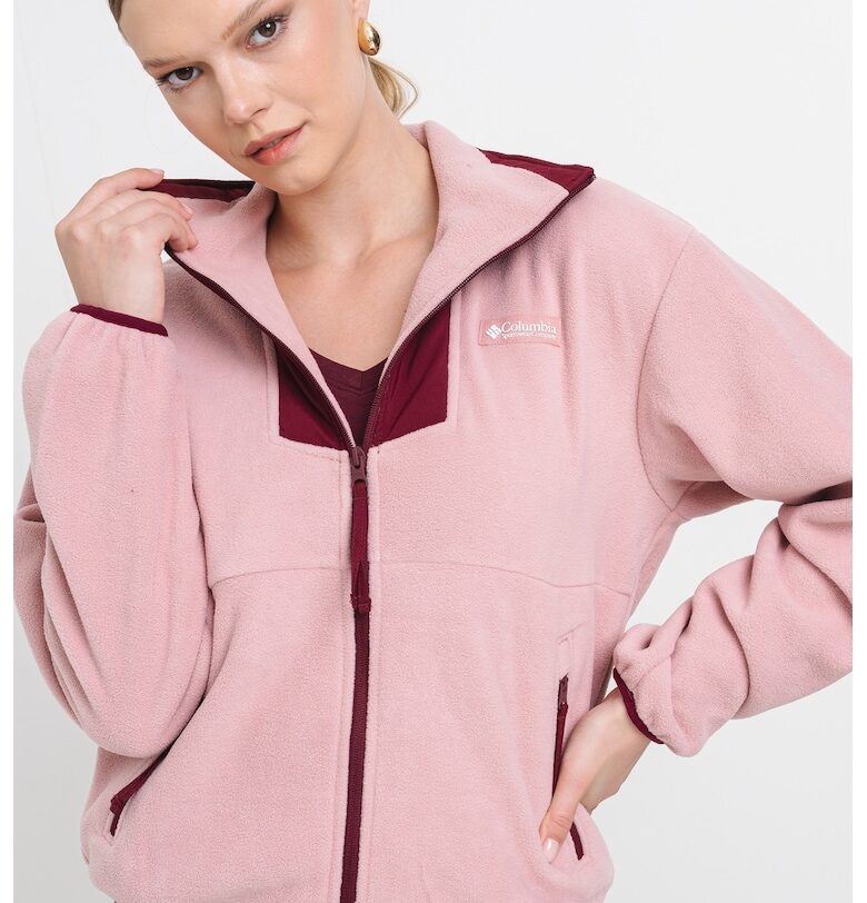 Трекинг суитшърт Sequoia Grove с цип - Светлорозов Columbia