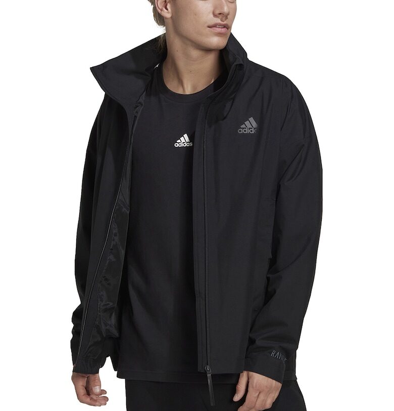 Трекинг яке Traveer с лого - Черен adidas Sportswear