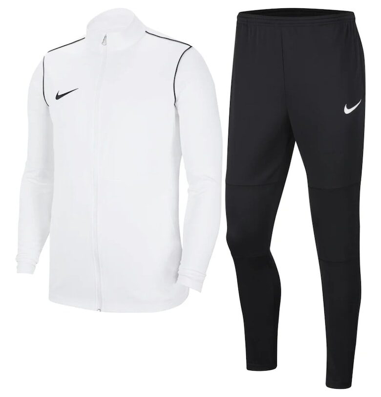 Тренировъчен екип  Dry Park 20 за мъже - Бял/Черен Nike