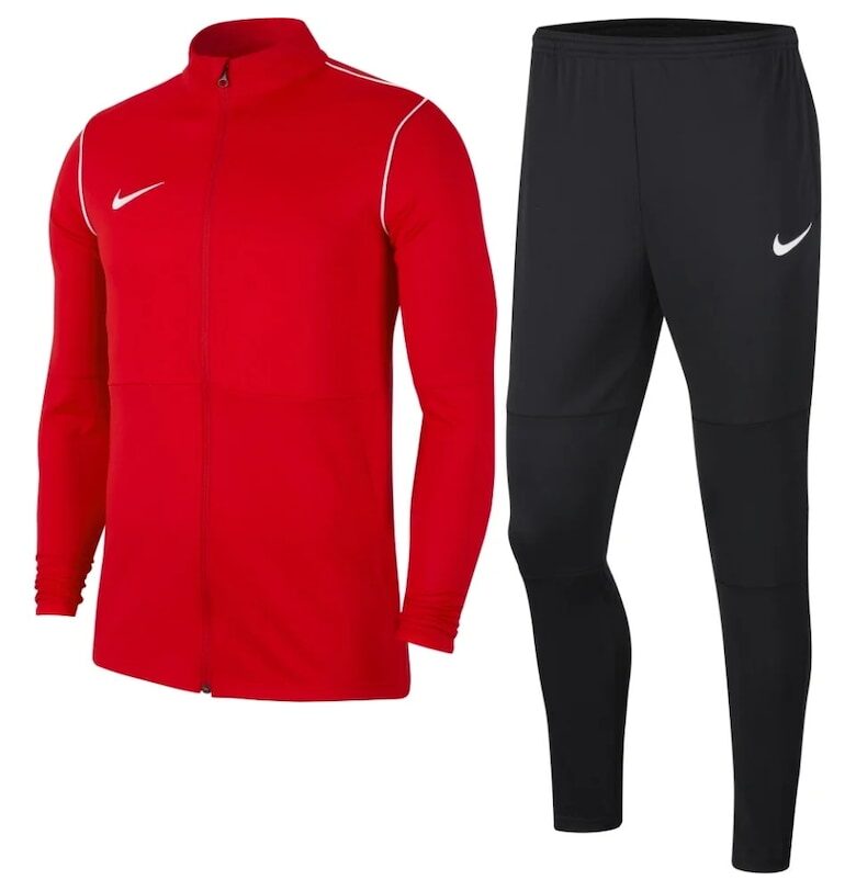 Тренировъчен екип  Dry Park 20 за мъже - Червен/Черен Nike