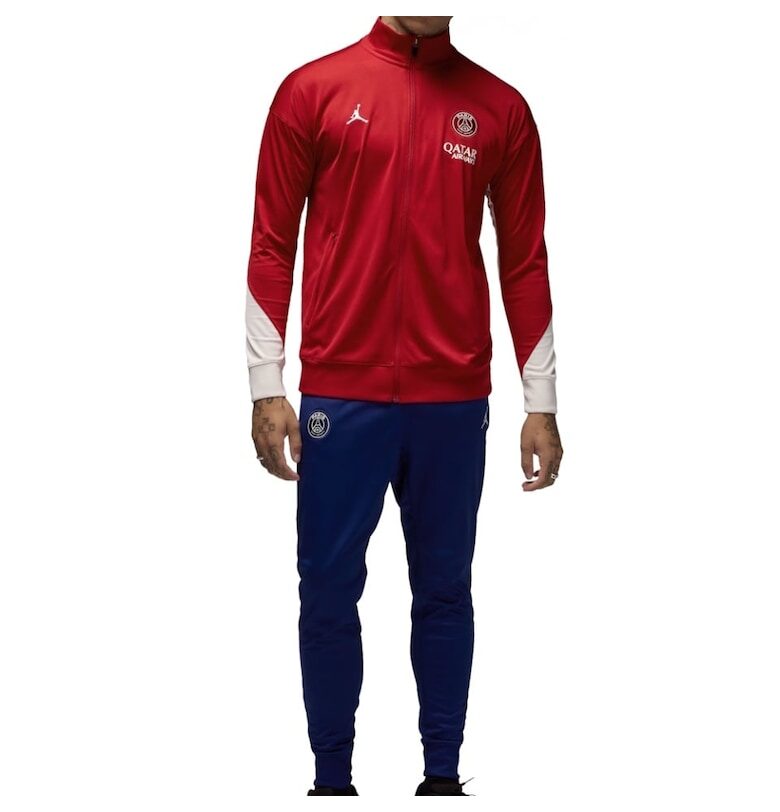 Тренировъчен екип  PSG X Jordan 24/25 Strike за мъже - Червен/Тъмносин Nike
