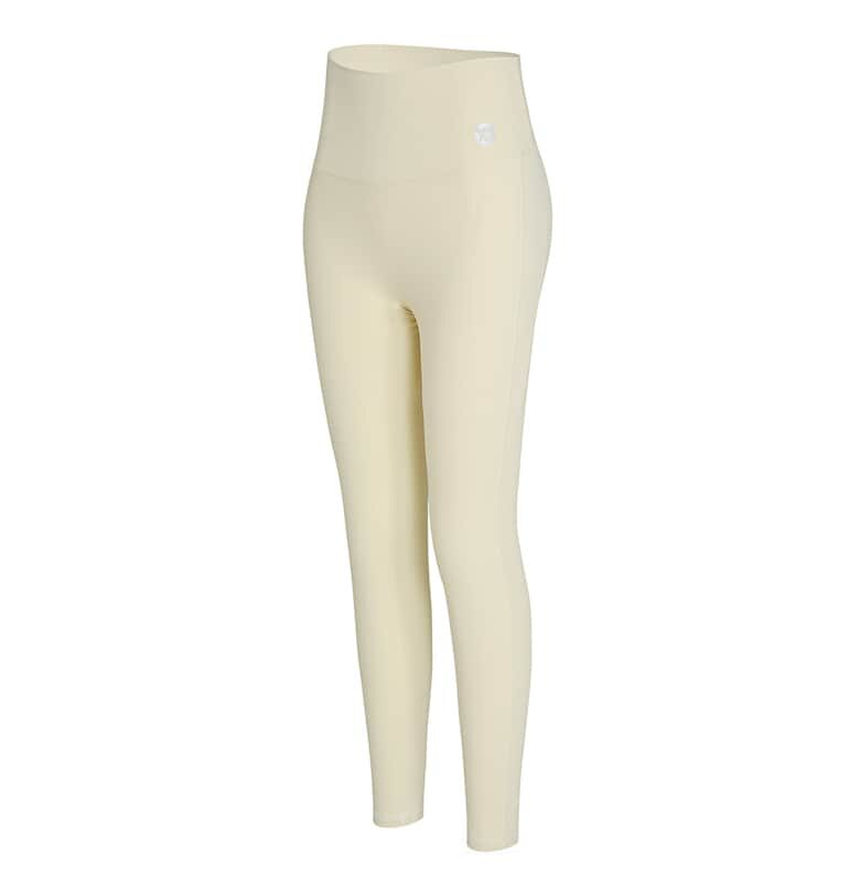 Тренировъчен клин с висока талия - Жълт YEAZ