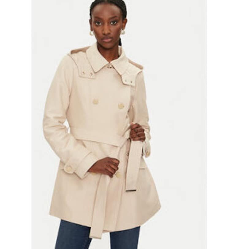 Тренчкот  дамски - бежов - полиестер - памук - полиамид - Morgan