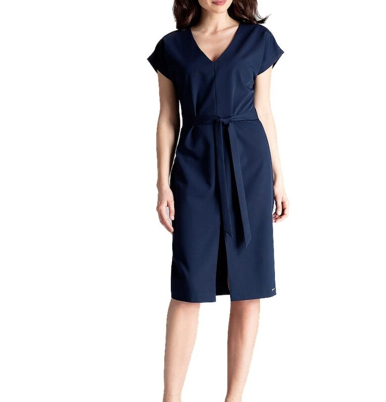 Тъмно синя рокля  Ceka - Тъмносин Lenitif