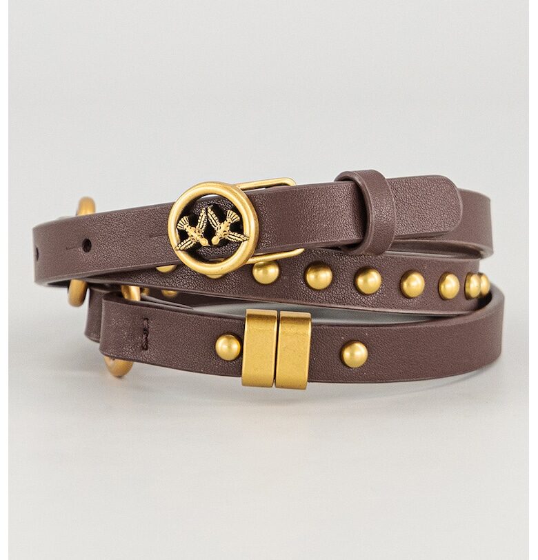 Тънък кожен колан Pinko