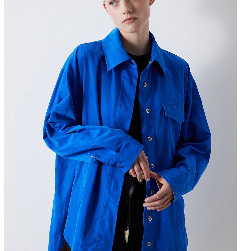 Уголемен шакет с капса - Кралско Синьо Ipekyol