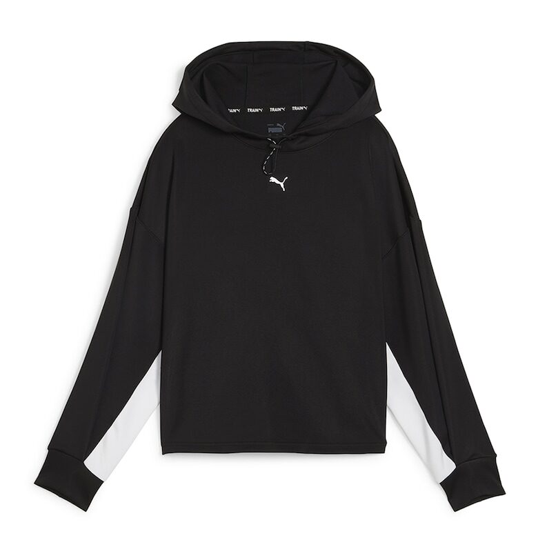 Уголемено спортно худи Fit - Черен Puma