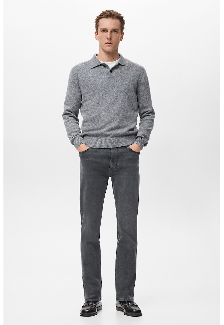 Ултрамеки слим дънки - Tъмносив Mango