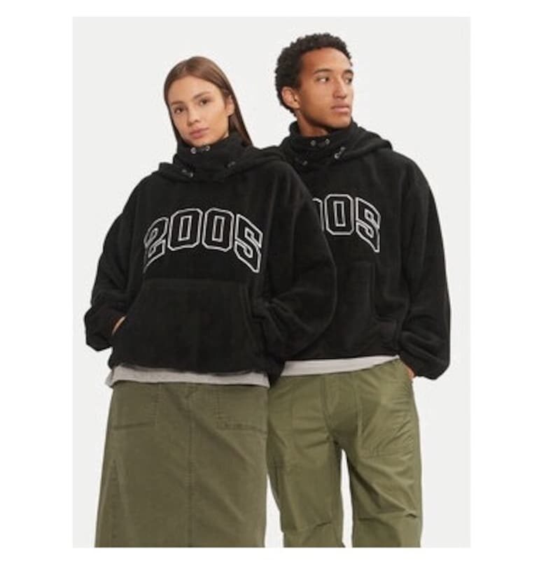 Унисекс блуза -  304683602 - Полиестер - Черна - Черен 2005