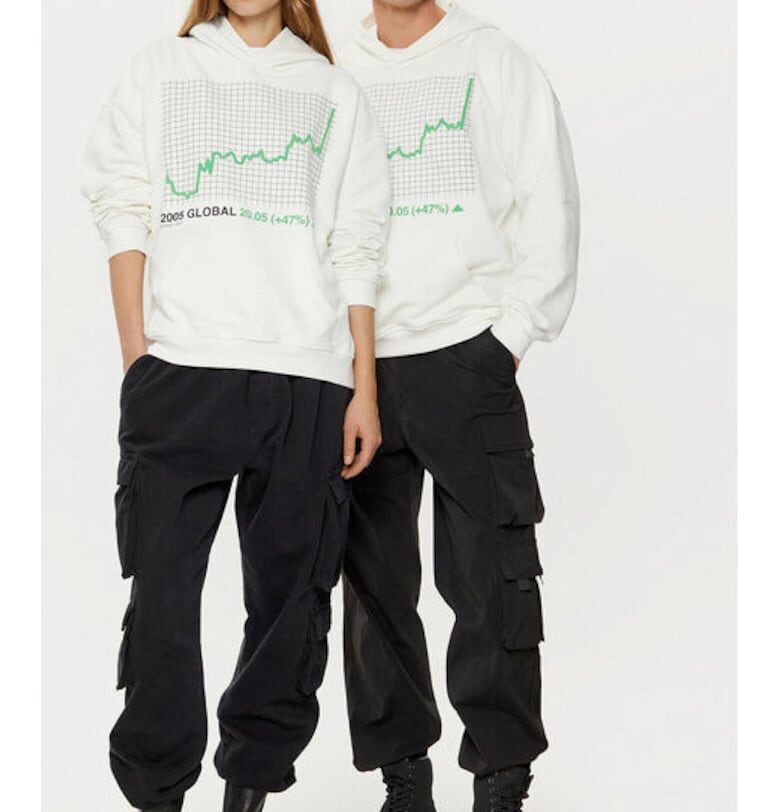 Унисекс блуза -  304683657 - Памук - Бяла - Бял 2005