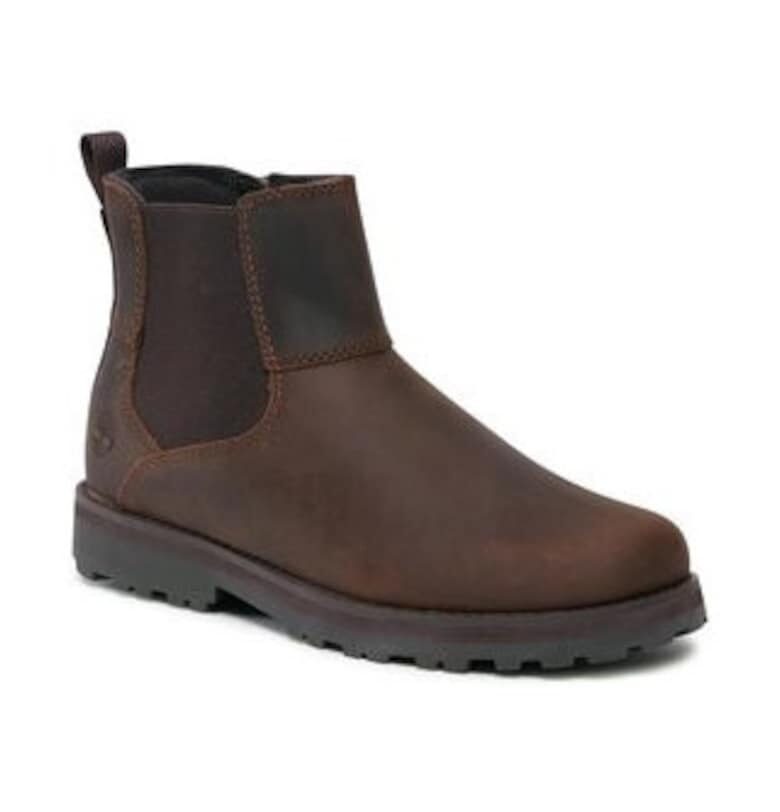 Унисекс боти  естествена кожа - кафяви - до глезена - Timberland