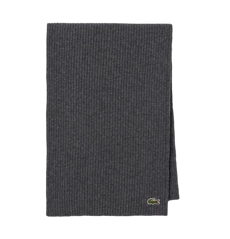 Унисекс вълнен шал - Сив Lacoste