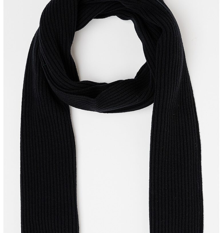 Унисекс вълнен шал - Черен Lacoste