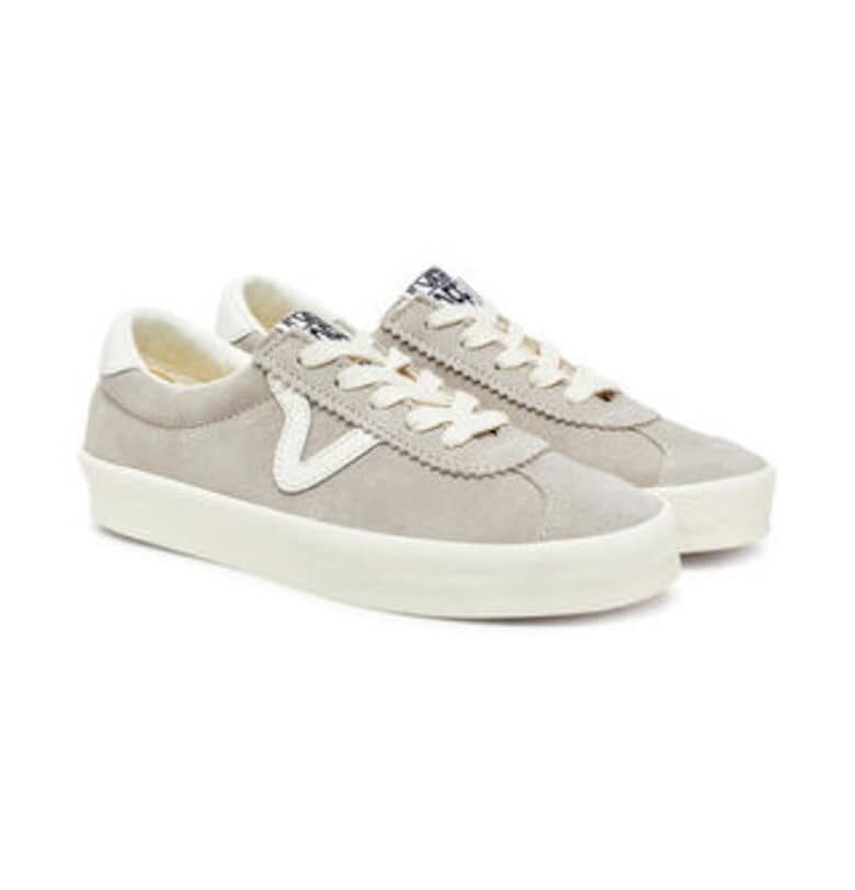 Унисекс кецове 305184856 -  Естествена кожа - Сив Vans