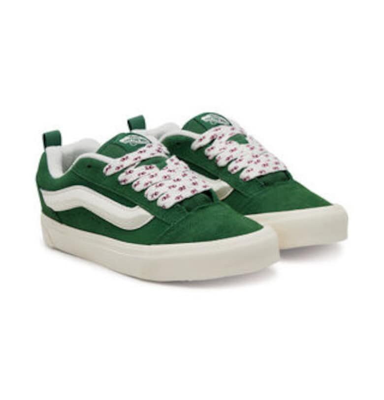 Унисекс кецове 305185938 -  Естествена кожа - Зелен Vans