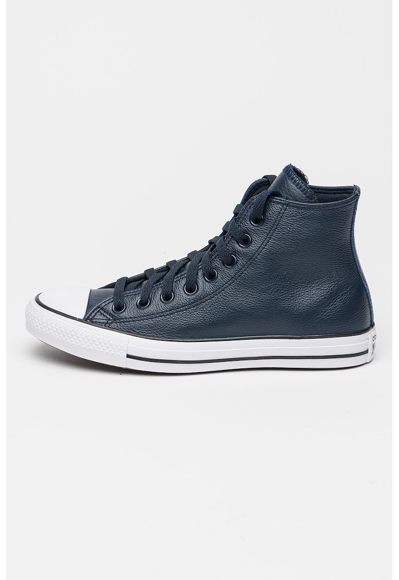 Унисекс кецове All Star от кожа под глезена - Ултрамарин синьо Converse