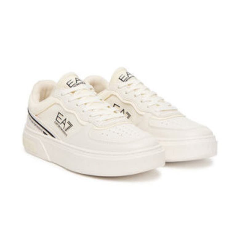 Унисекс кецове - Emporio Armani  еко кожа - бежови EA7