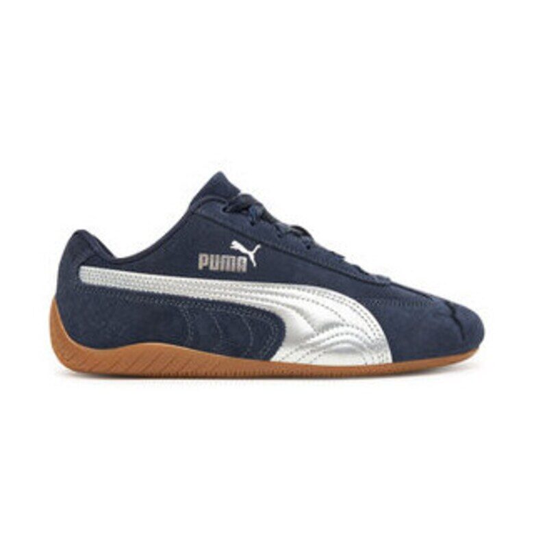 Унисекс кецове -  синьо/бяло - естествена кожа Puma