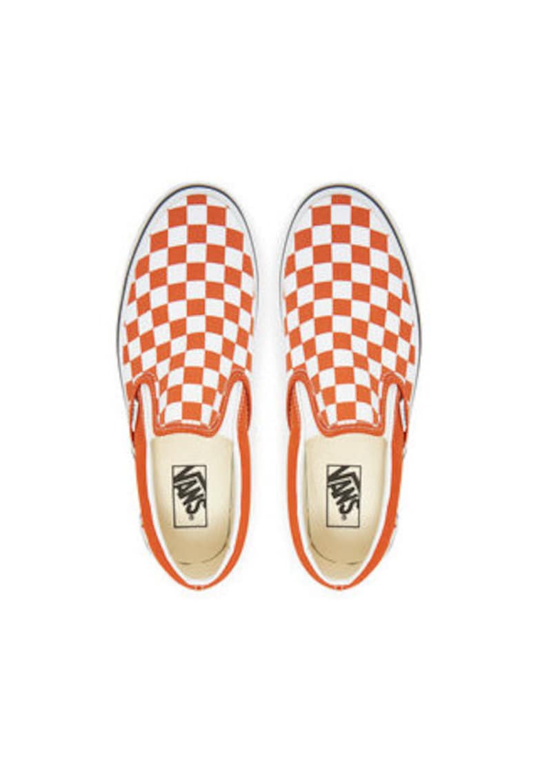 Унисекс кецове - текстил - бял/оранжев Vans