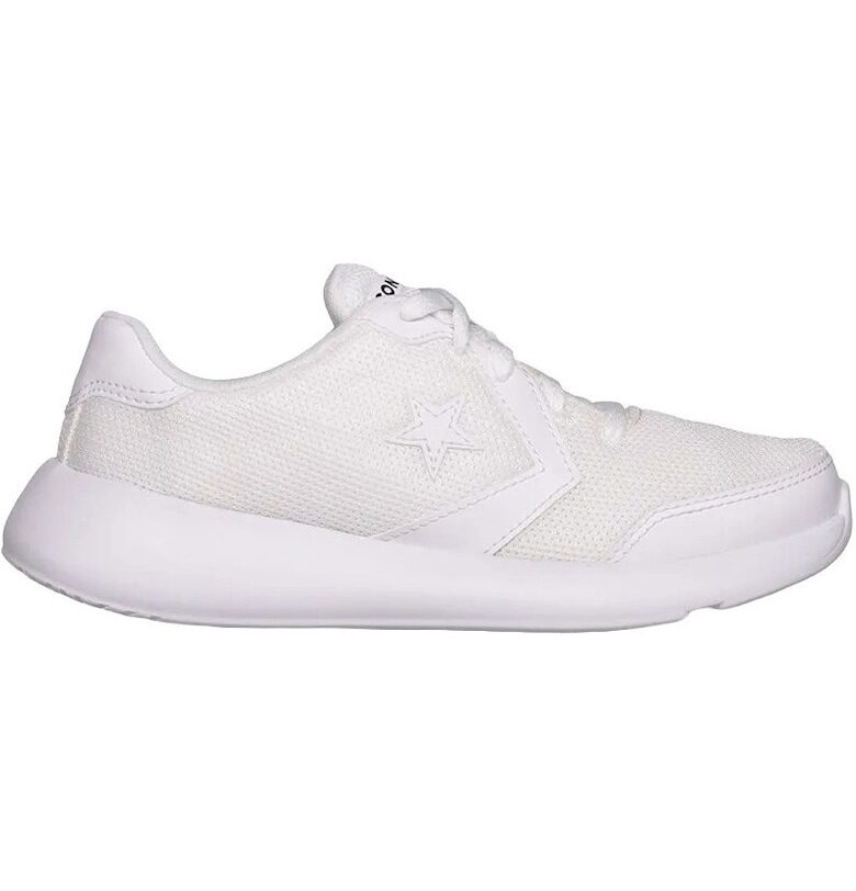 Унисекс мрежести тренировъчни обувки Day One с еко кожа - Бял Converse