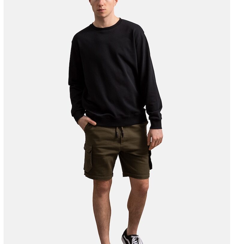 Унисекс памучен суитшърт - Черен KAFT