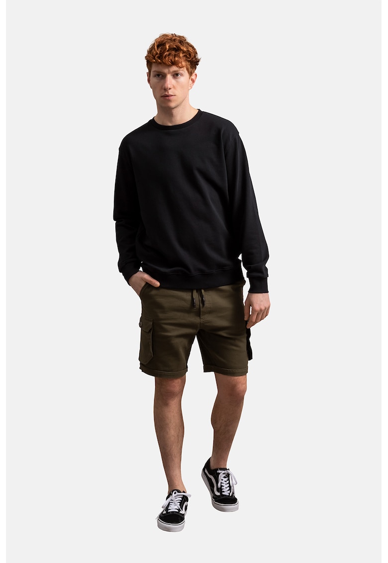 Унисекс памучен суитшърт - Черен KAFT