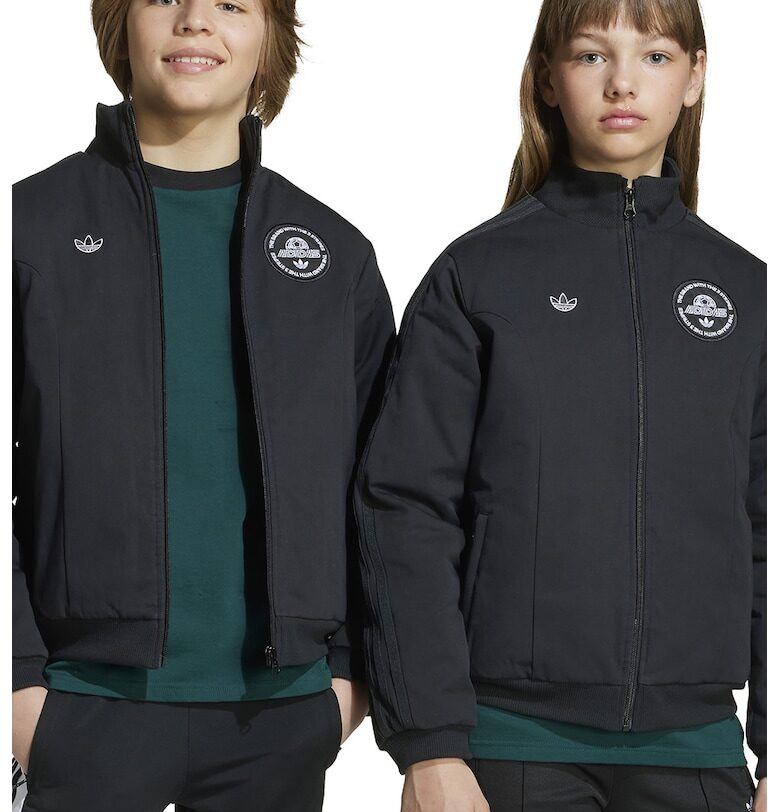 Унисекс памучно спортно яке - Tъмносив adidas Originals