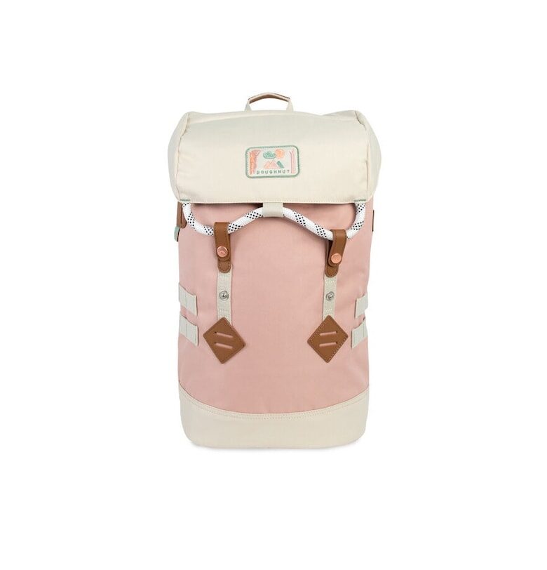 Унисекс раница -  303846 - Текстил - Сив - Бежов Doughnut