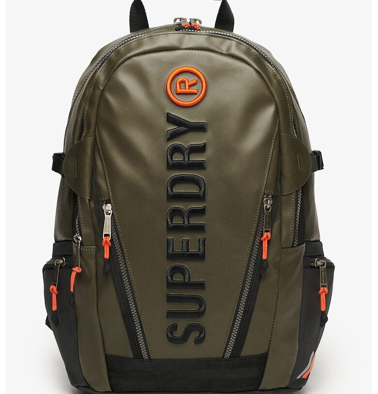 Унисекс раница с голямо лого - Черен/Каки Superdry  Co