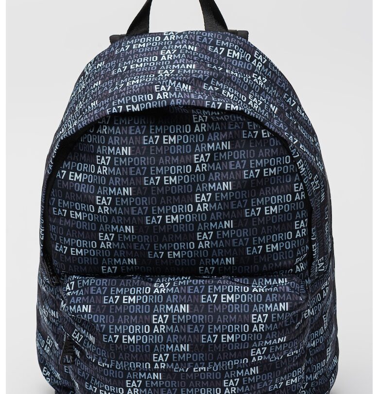 Унисекс раница с принт - 16.43 л - Бял/Ултрамарин синьо EA7