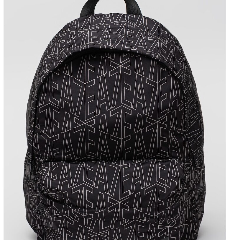 Унисекс раница с принт - 16.43 л - Черен/Бежов EA7