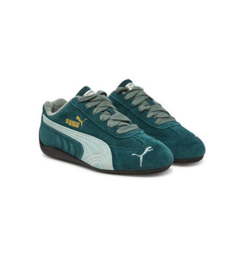 Унисекс спортни обувки  401532 - Естествена кожа - Зелен Puma