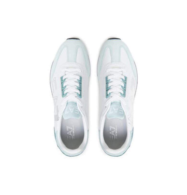 Унисекс спортни обувки  Emporio Armani - X8X101 XK257 - Екокожа - Бял EA7