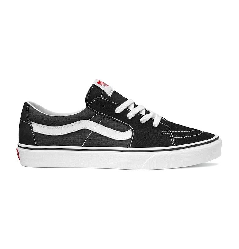 Унисекс спортни обувки Sk8-Low - Бял/Черен/Tъмносив Vans