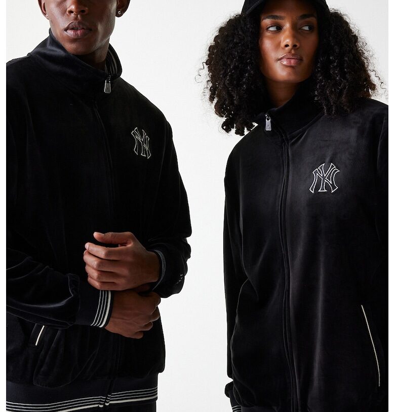 Унисекс суитшърт с бродирано лого - Черен New Era