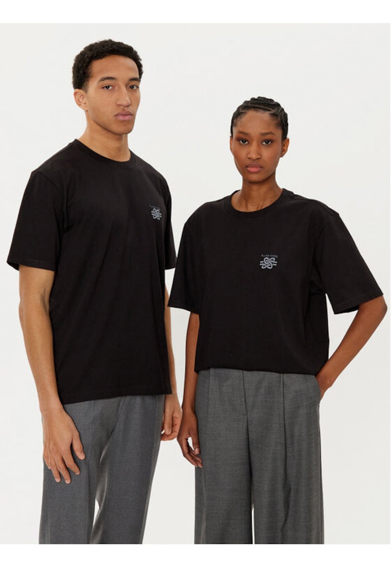 Унисекс тениска - 305038661 - Органичен памук - Черна - Черен FILLING PIECES