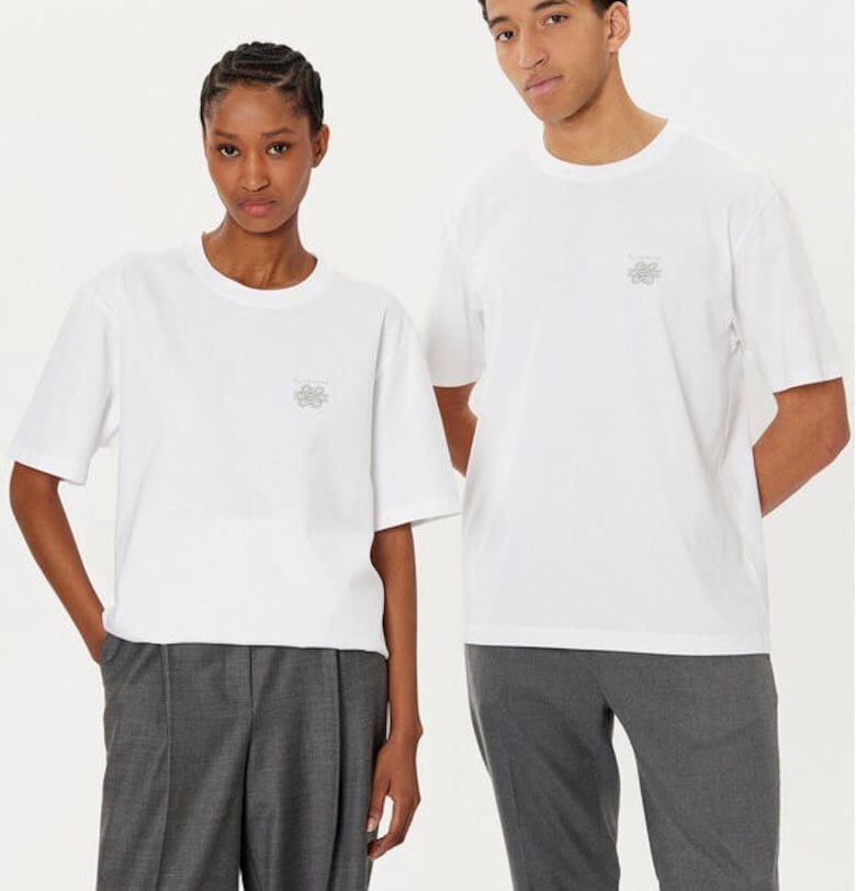 Унисекс тениска -  305038685 - Органичен памук - Бяла - Бял FILLING PIECES