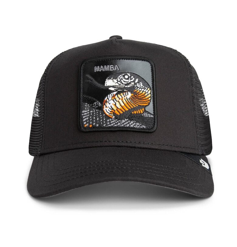 Унисекс шапка с бродерия - Бял/Черен/Оранжев Goorin Bros