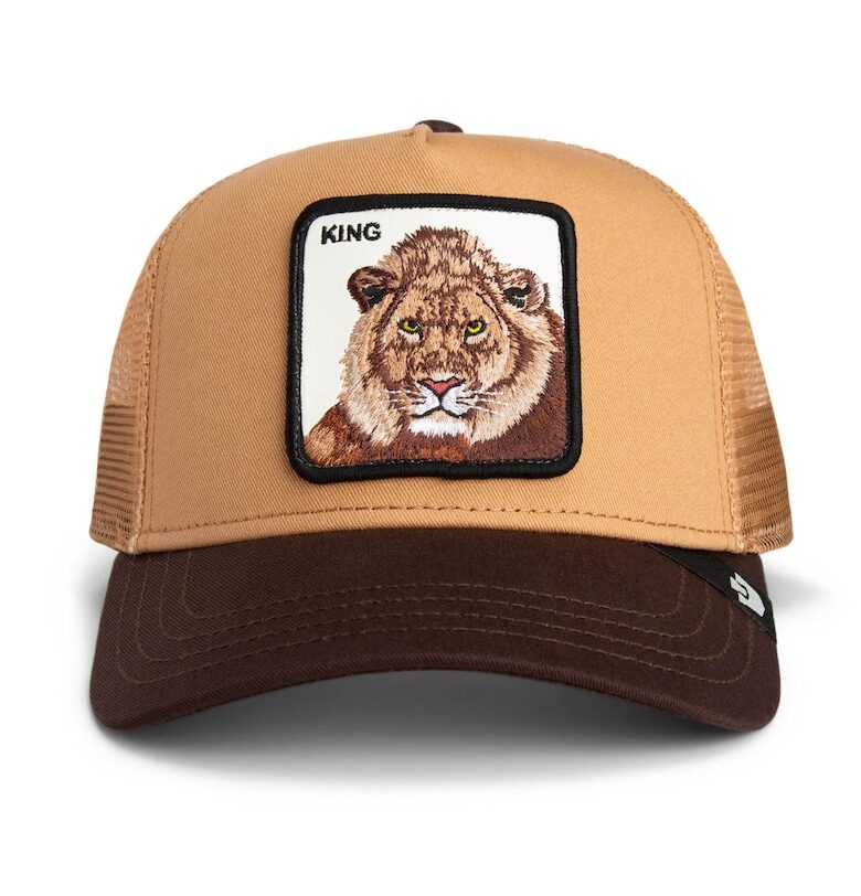 Унисекс шапка с бродерия - Жълт/Камел Goorin Bros