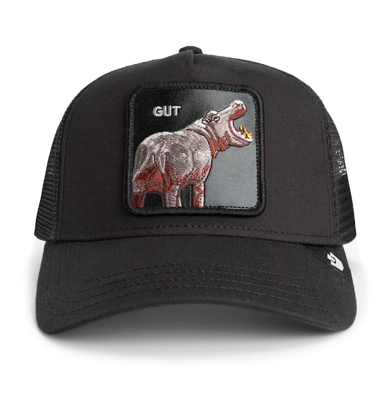 Унисекс шапка с бродерия - Коняк кафяв/Черен Goorin Bros