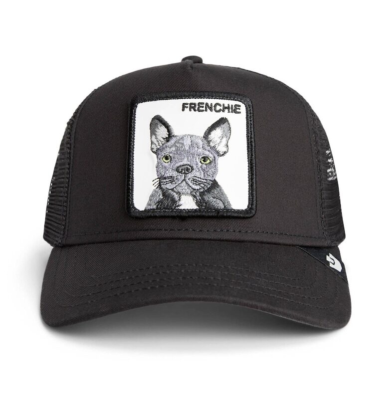 Унисекс шапка с бродерия - Сив/Избеляло черно/Бял Goorin Bros