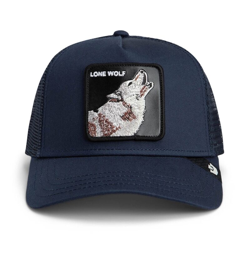 Унисекс шапка с бродерия - Черен/Тъмносин Goorin Bros