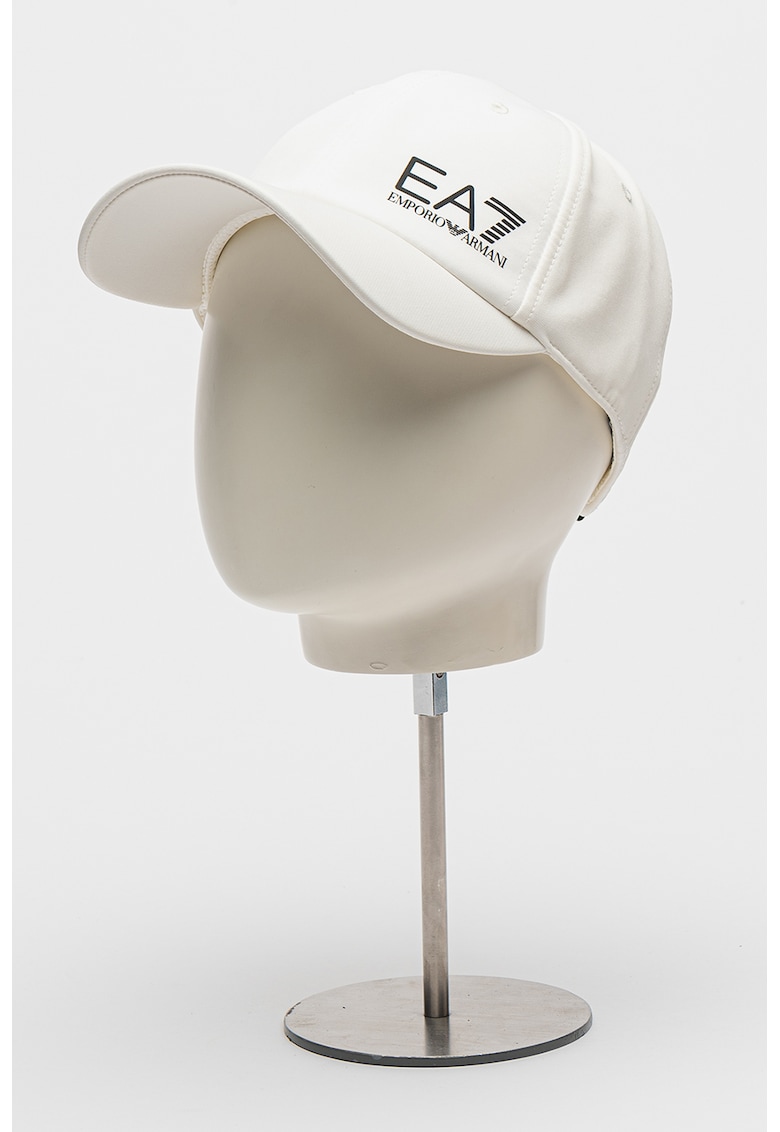 Унисекс шапка с велкро - Бял EA7