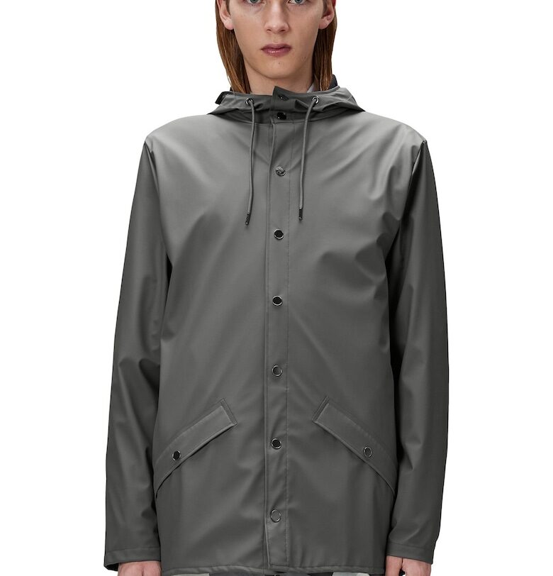 Унисекс яке -  Полиестер - Сиво - Сив Rains