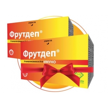 ФРУТДЕП ИМУНО Еднодозови бутилки 20 х 10 мл. 1+1 на 50% от цената ЕРБОЗЕТА цена
