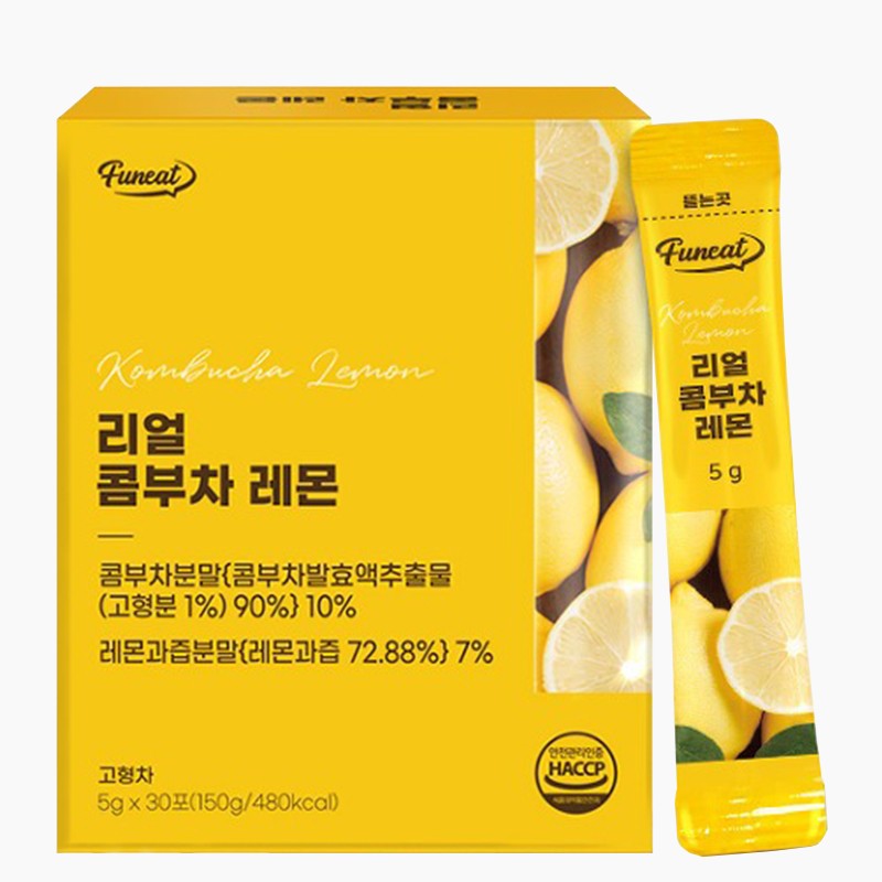 Ферментирала комбуча с лимон – освежаваща напитка - Пробиотична подкрепа и енергия