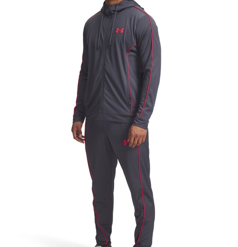 Фитнес екип с лого - Червен/Tъмносив Under Armour